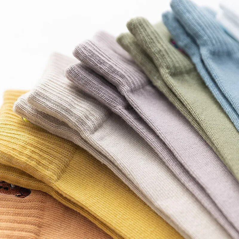 Bangtan21 Cute Cartoon Cotton Low Waist Socks