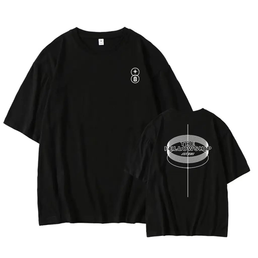 KPOP ATEEZ Tour Casual Round Neck Shirt