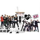 Bangtan Boys Waterproof 3D Stickers for Cups