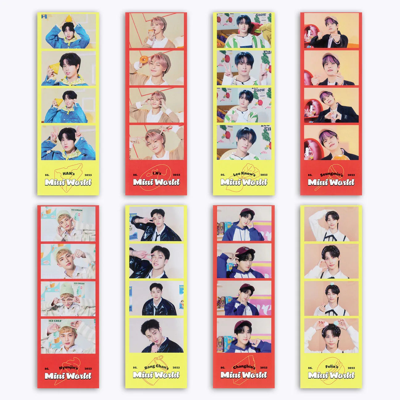 KPOP Stray Kids 2023 Season's Greetings Poster Cards
