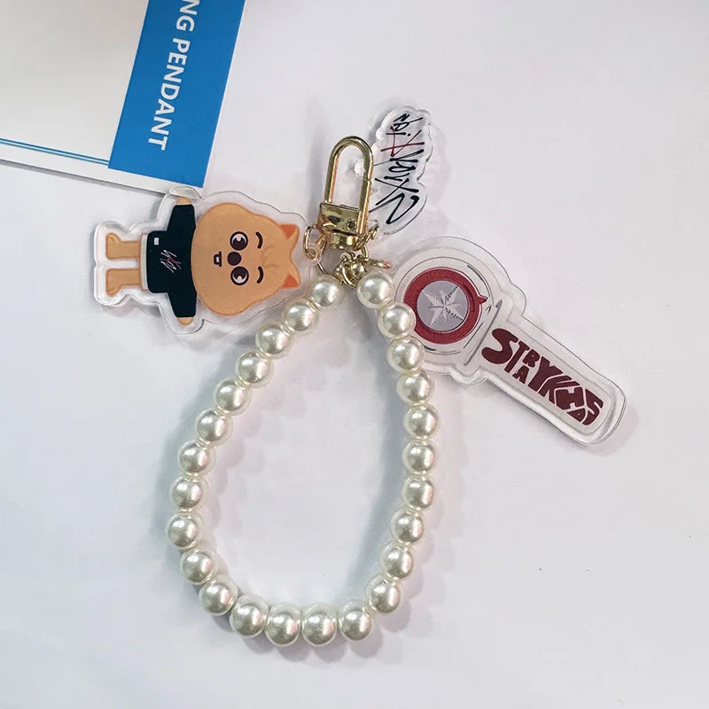 Skzoo Stray Kids Support Light Double-sided Acrylic Keychain