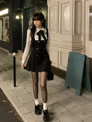 Slim Chic Long Sleeve Black Mini Dress