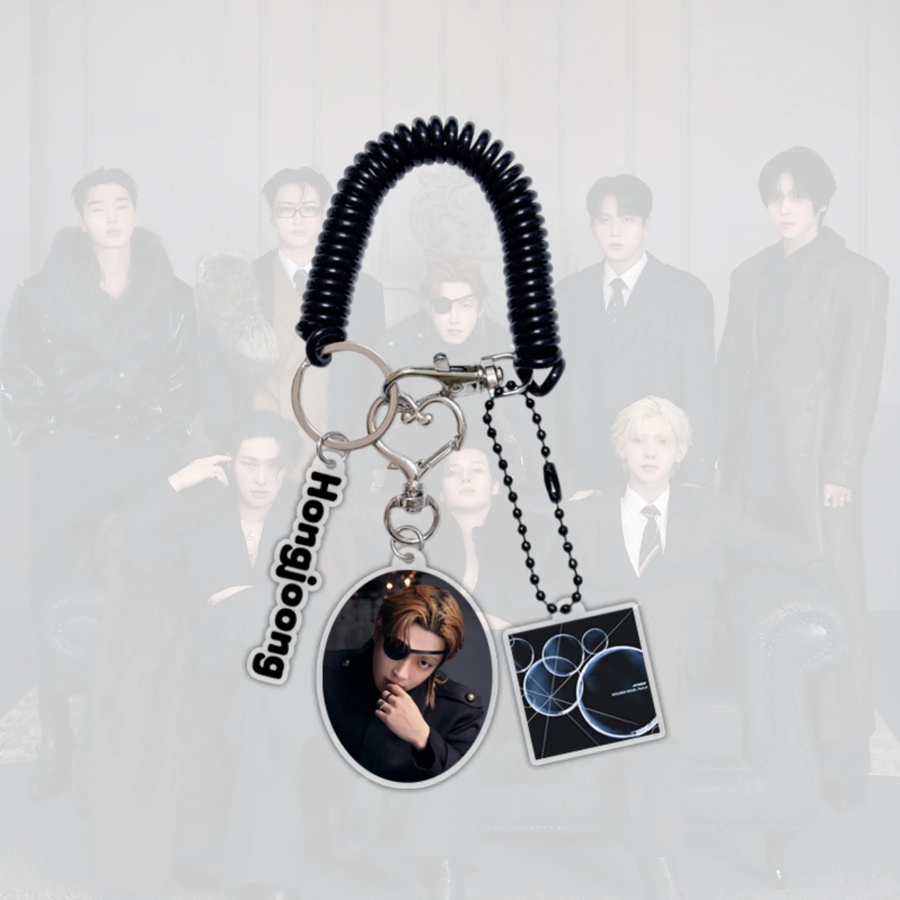 ATEEZ New 2026 Mini 13th Album GOLDEN HOUR Part 4 Keychain Accessories