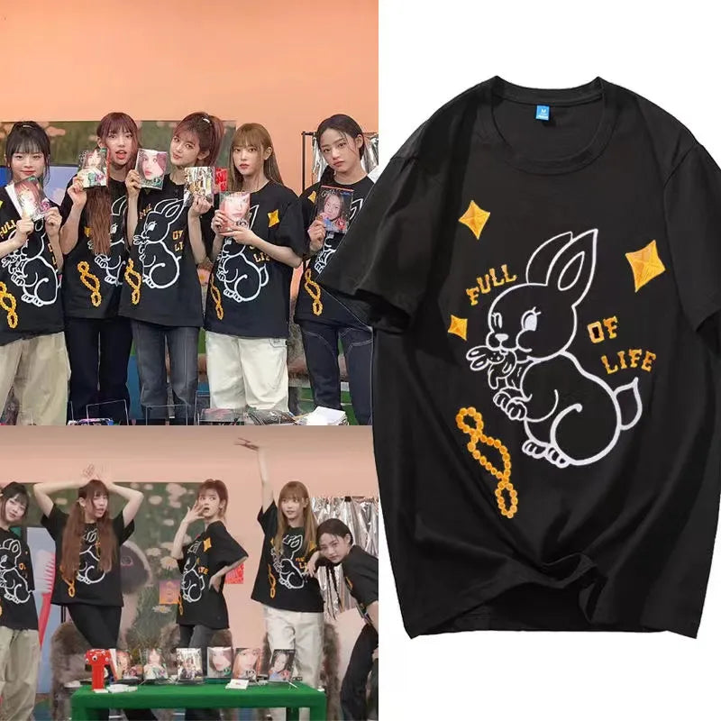 Newjeans Oversized T Shirt Summer Clothes