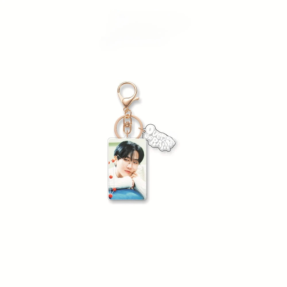 Stay Over The Rain Photo Acrylic Pendant Keychain