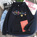 Bangtan Boys Kapuzenpullover mit BANGTAN-Aufdruck