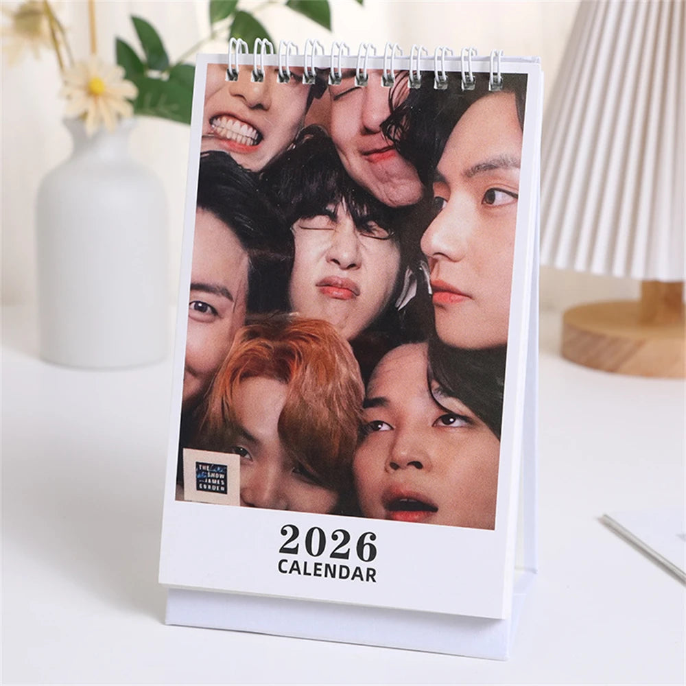 KPOP Idol Group 2026 Desk Calendar Album Photo Fashion Calendar