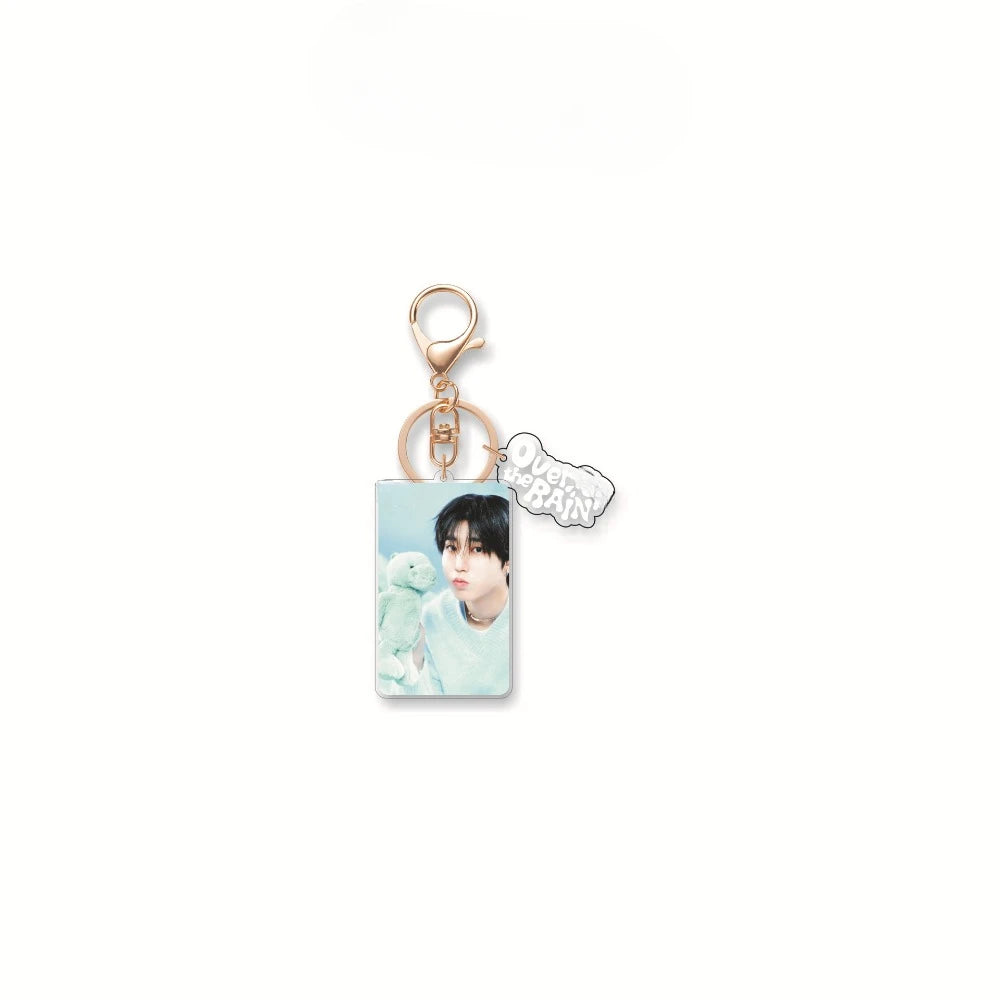 Stay Over The Rain Photo Acrylic Pendant Keychain