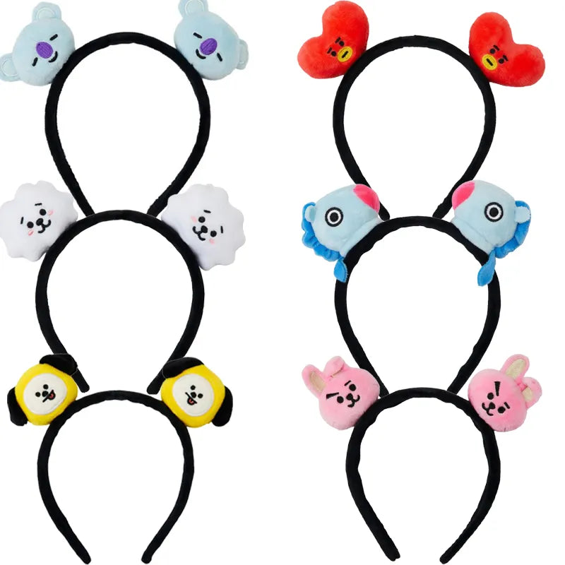 Bangtan21 Headband Plushdoll Accessories