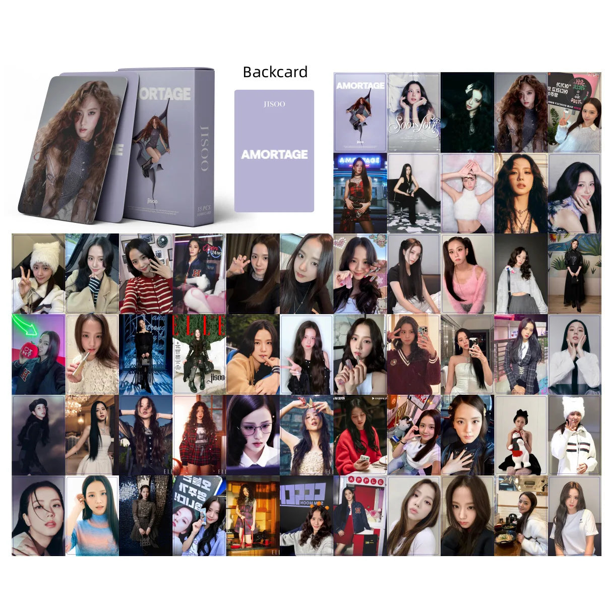 AMORTAGE Blackpink JISOO Lomo Cards Photocards