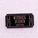 KPOP ATEEZ Copper Pins Brooches