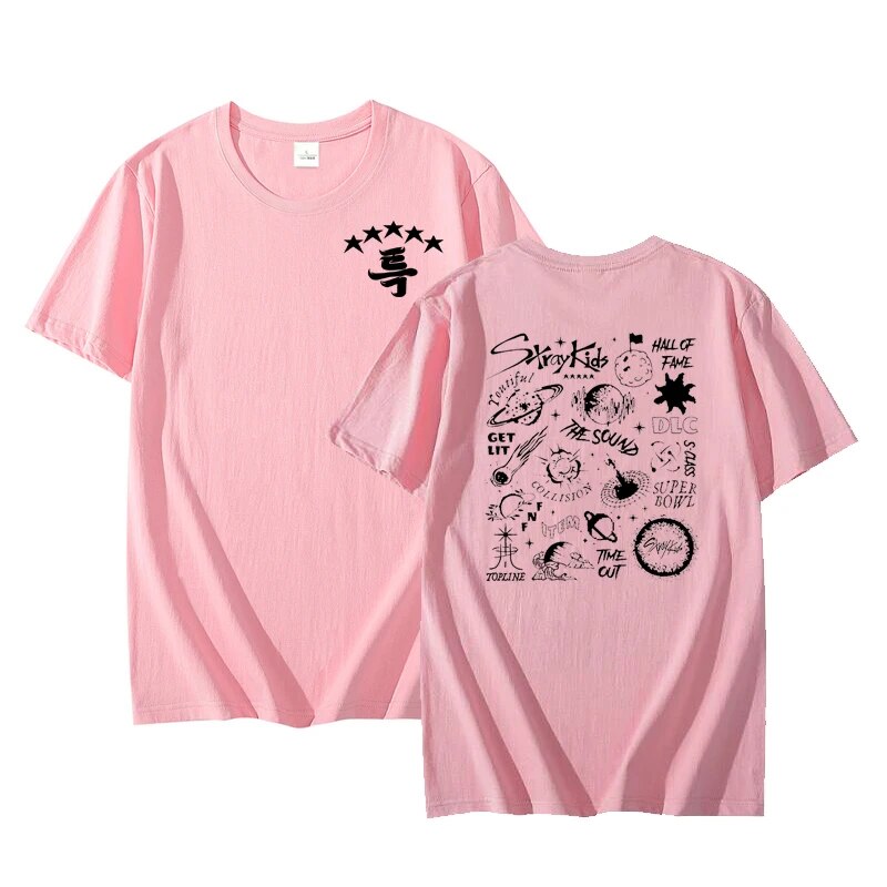 Stray Kids 5 Star New Album Fashion T-Shirt Merch V2