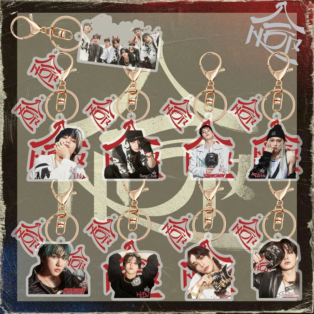 Stray Kids HOP Album Acrylic Keychain Accessories