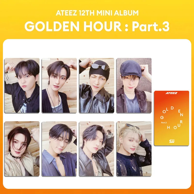 ATEEZ GOLDEN HOUR: PART 3 Album Special Solo 8pcs Photocards
