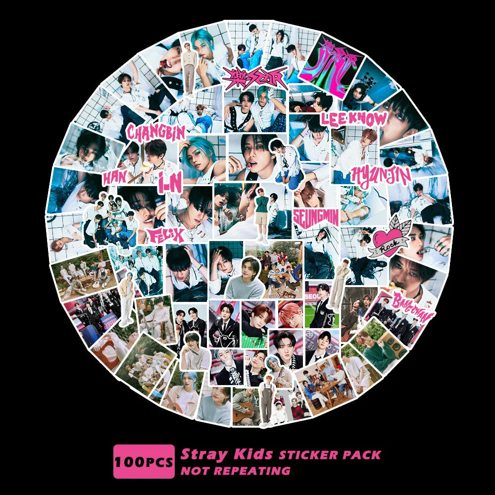 Stray Kids New Album Rockstar Stickers Collection stray-kids-new-album-rockstar-stickers-collection