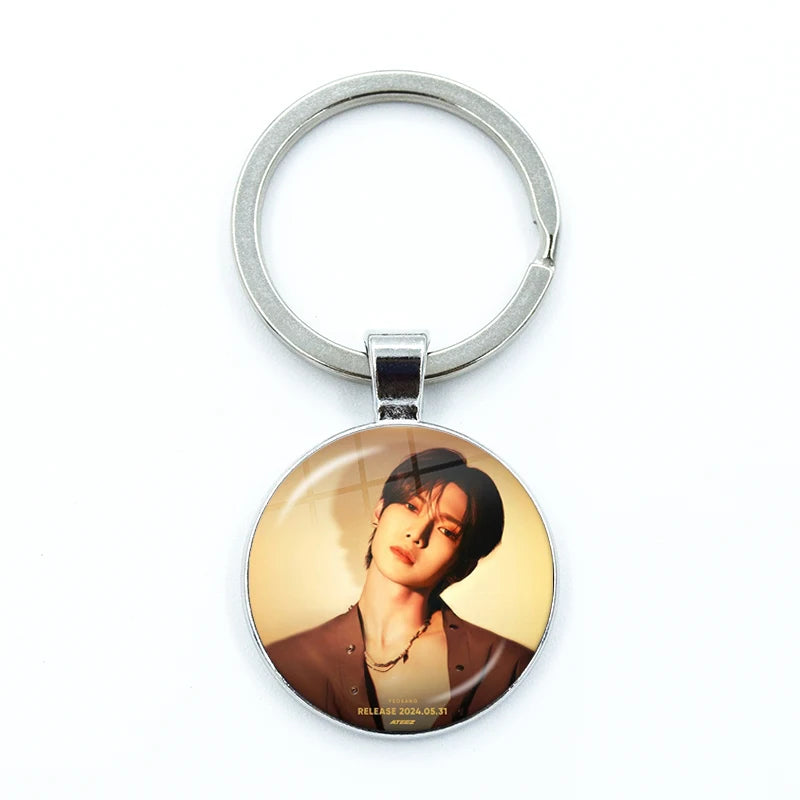 ATEEZ Golden Hour Keychain Keyring Accessories