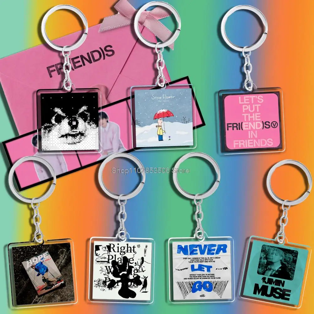 Bangtan Boys New Random Albums Box Keychain Accessories