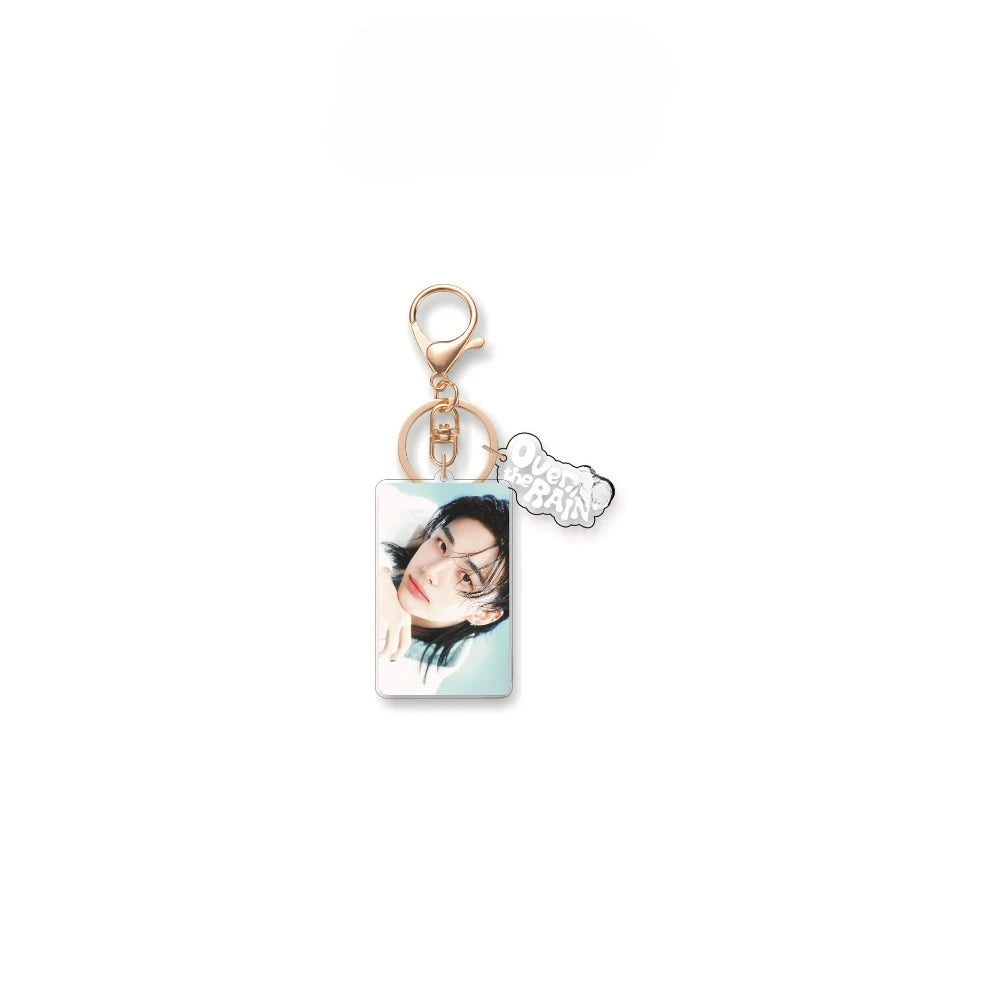 Stay Over The Rain Photo Acrylic Pendant Keychain