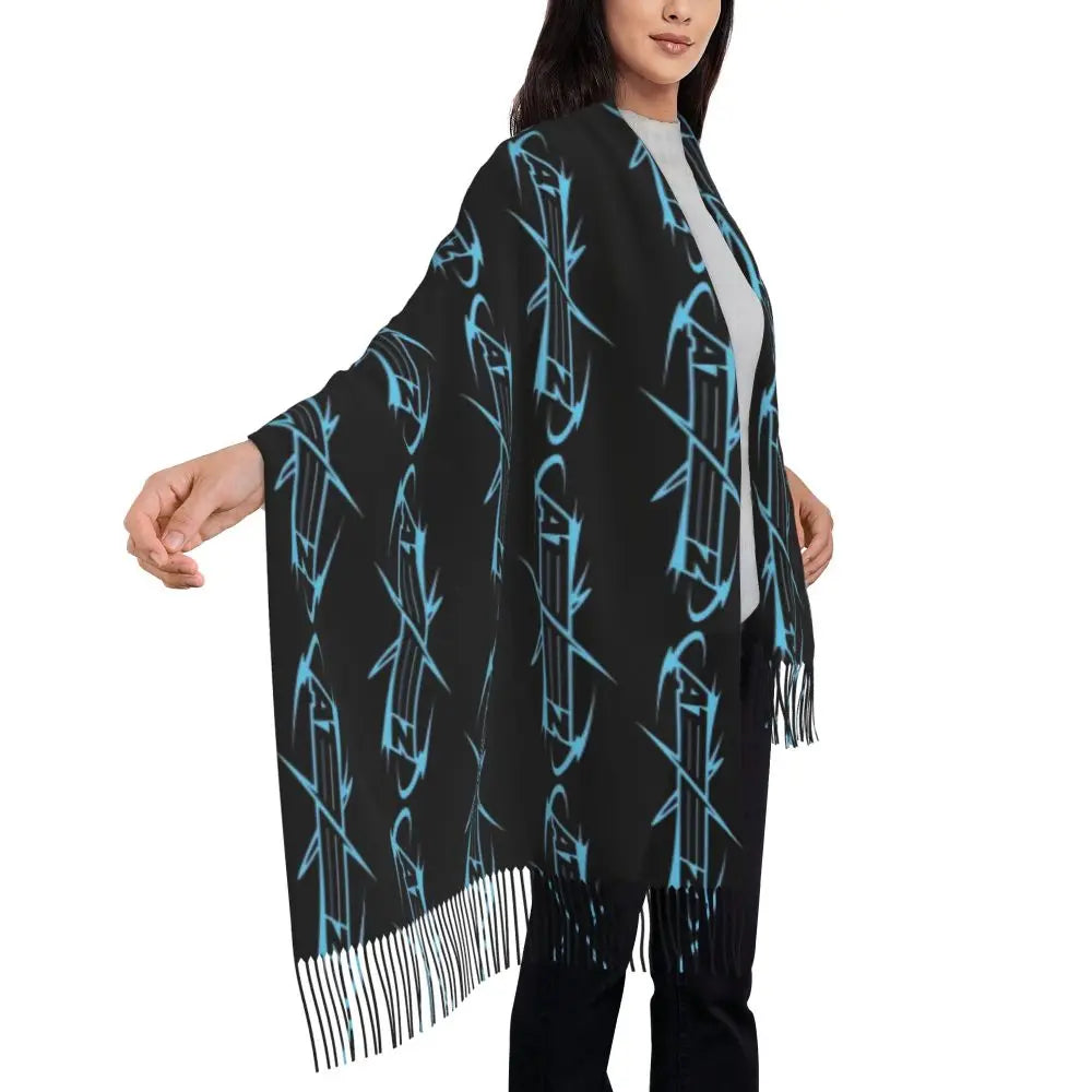 Printed Kpop ATEEZ Logo Scarf