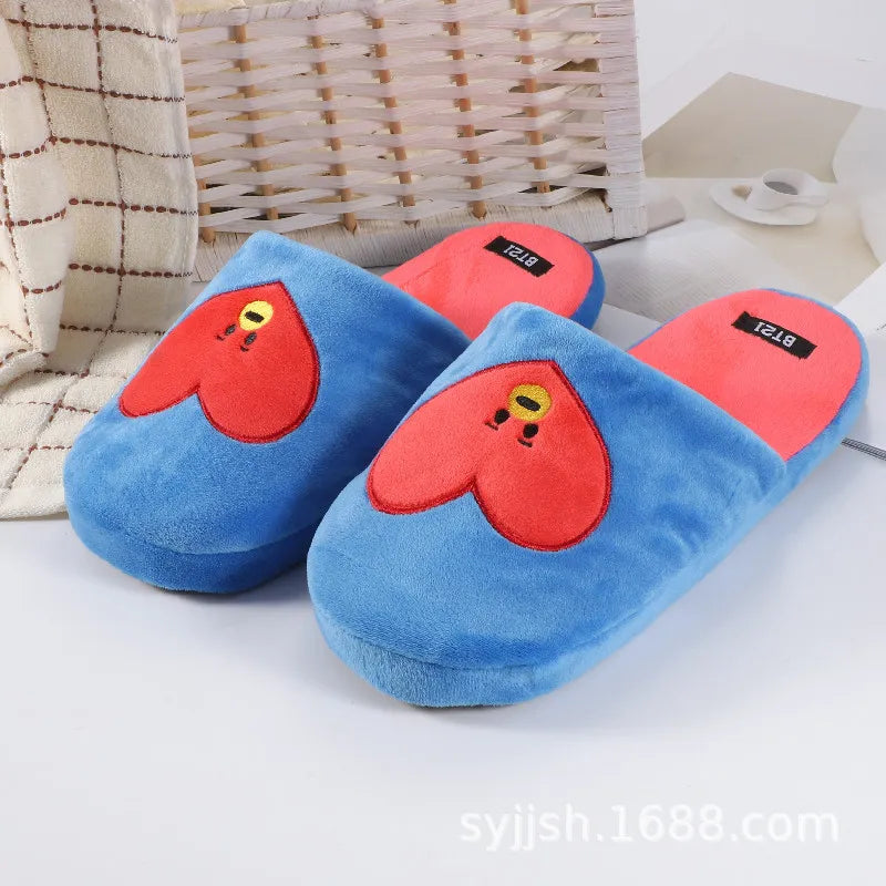 Bangtan21 Characters Indoor Cotton Slippers