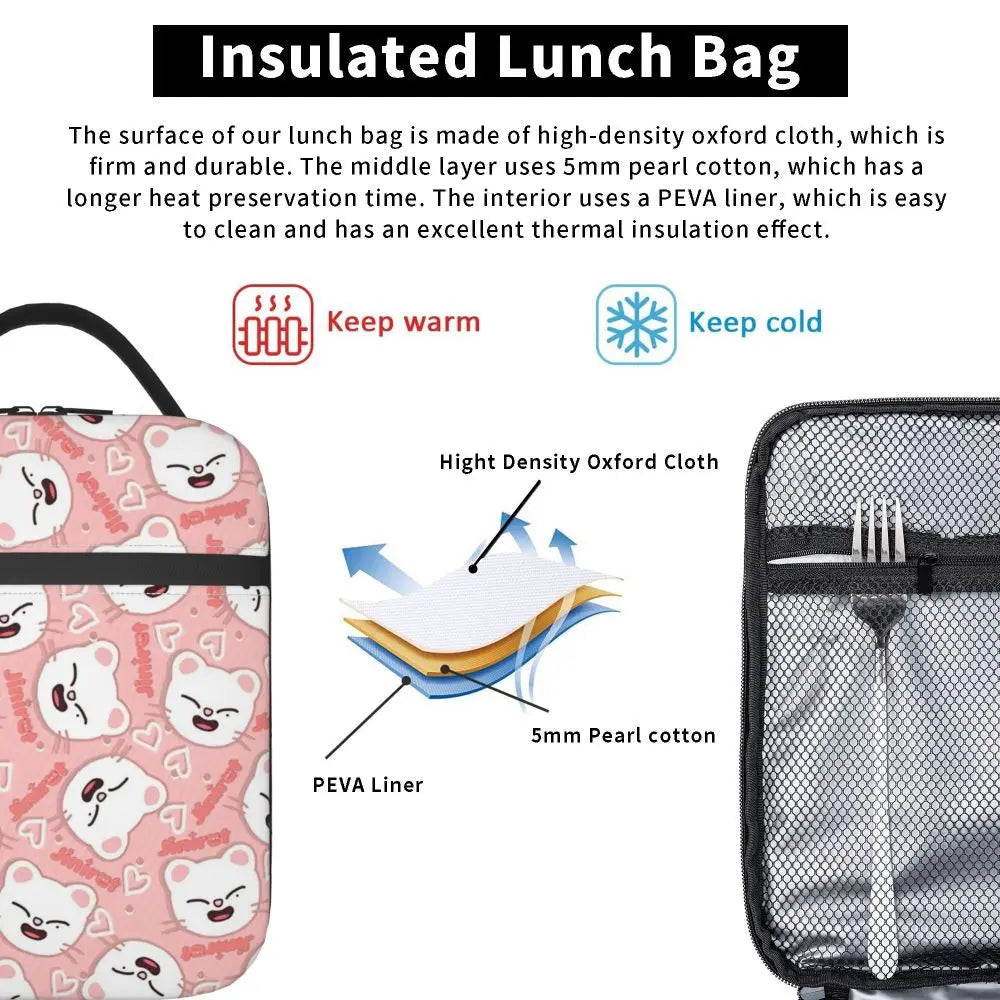 Stray Kids Chk Chk Boom Lunch Bags Container