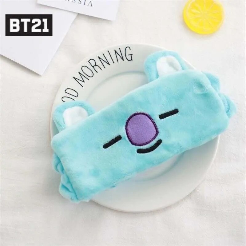 Bangtan21 Characters Anime Hair Tie Washing Headband Hair Accessories