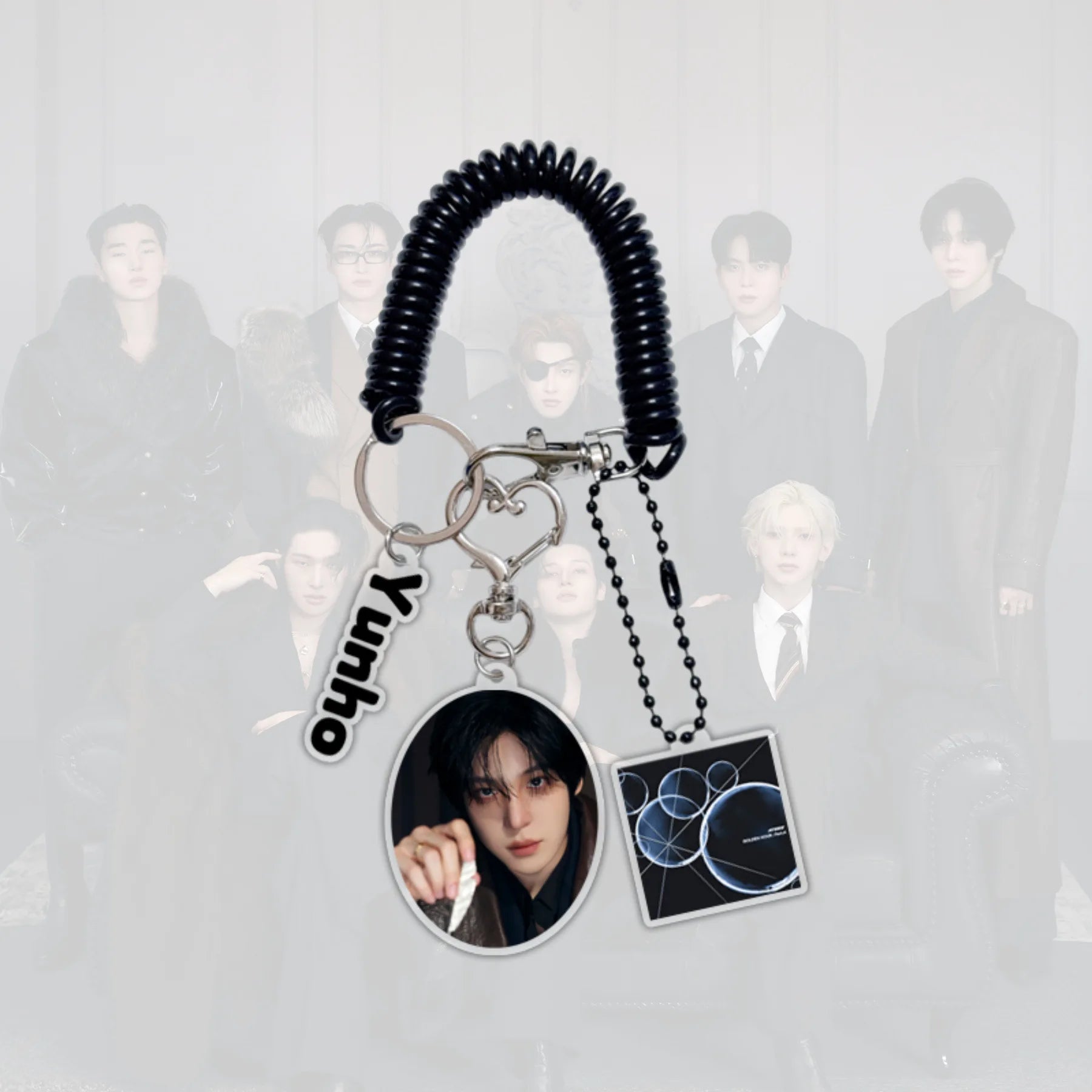 ATEEZ New 2026 Mini 13th Album GOLDEN HOUR Part 4 Keychain Accessories