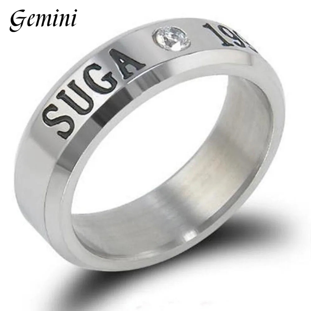 Bangtan Boys Titanium Steel Finger Ring Accessories