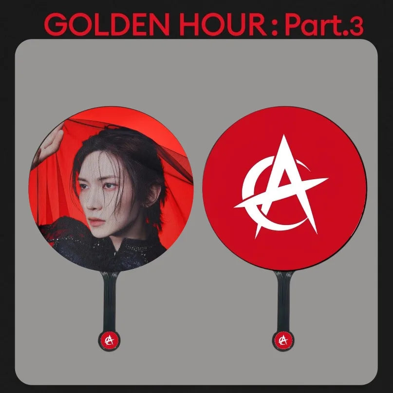 ATEEZ GOLDEN HOUR: PART 3 Album Photo Print Handheld Fan