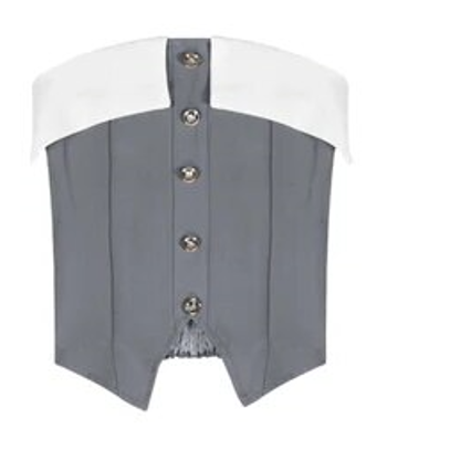 Korean Grey 3-Piece Formal Set for Women