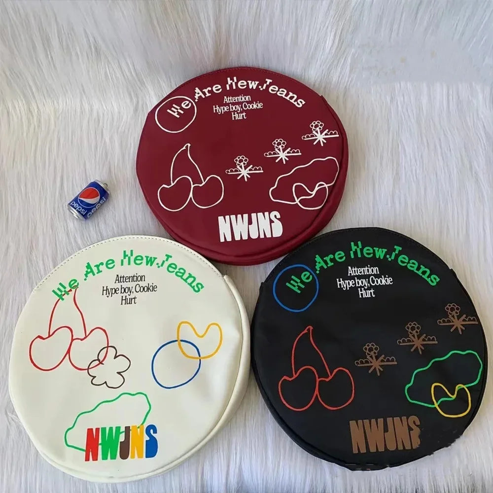 New Jeans Bunnies Leather Hand Bag