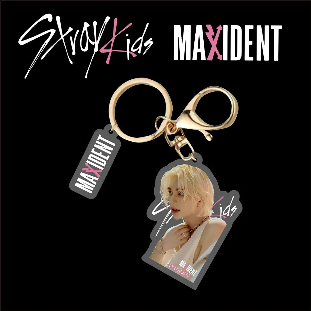 Stray Kids Maxident Album Key Ring Holder Merch