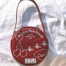 New Jeans Bunnies Leather Hand Bag