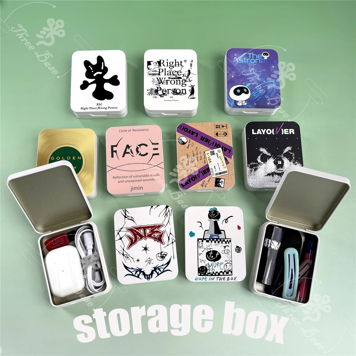 KPOP Groups Album Coin Storage Box