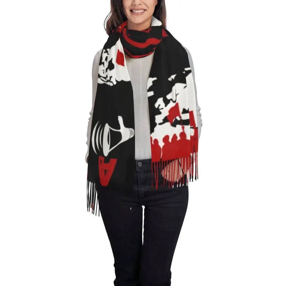 Printed Kpop ATEEZ Logo Scarf