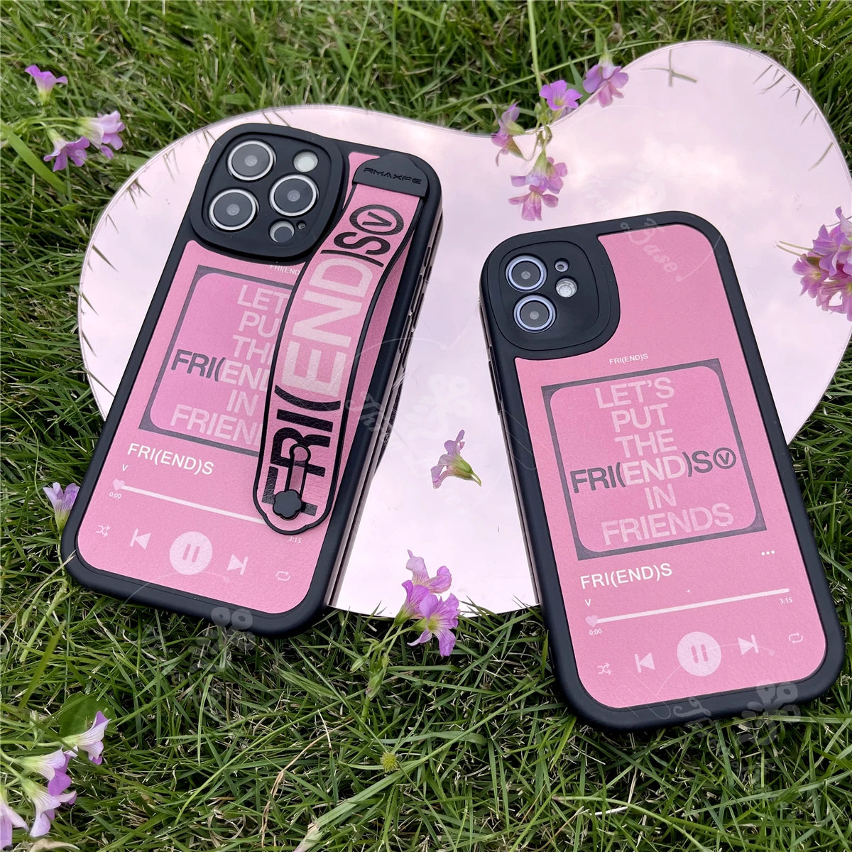 Bangtan Taehyung Friends Iphone Case with strap