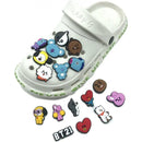 Bangtan21 Charaktere Jibbitz Dekor für Crocs Hausschuhe