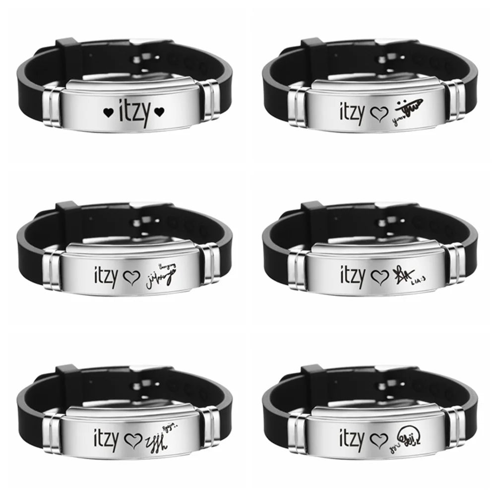 KPOP ITZY Stainless Wristband Accessories