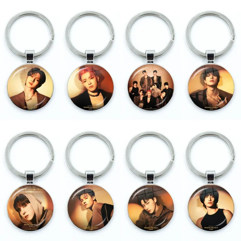 ATEEZ Golden Hour Keychain Keyring Accessories