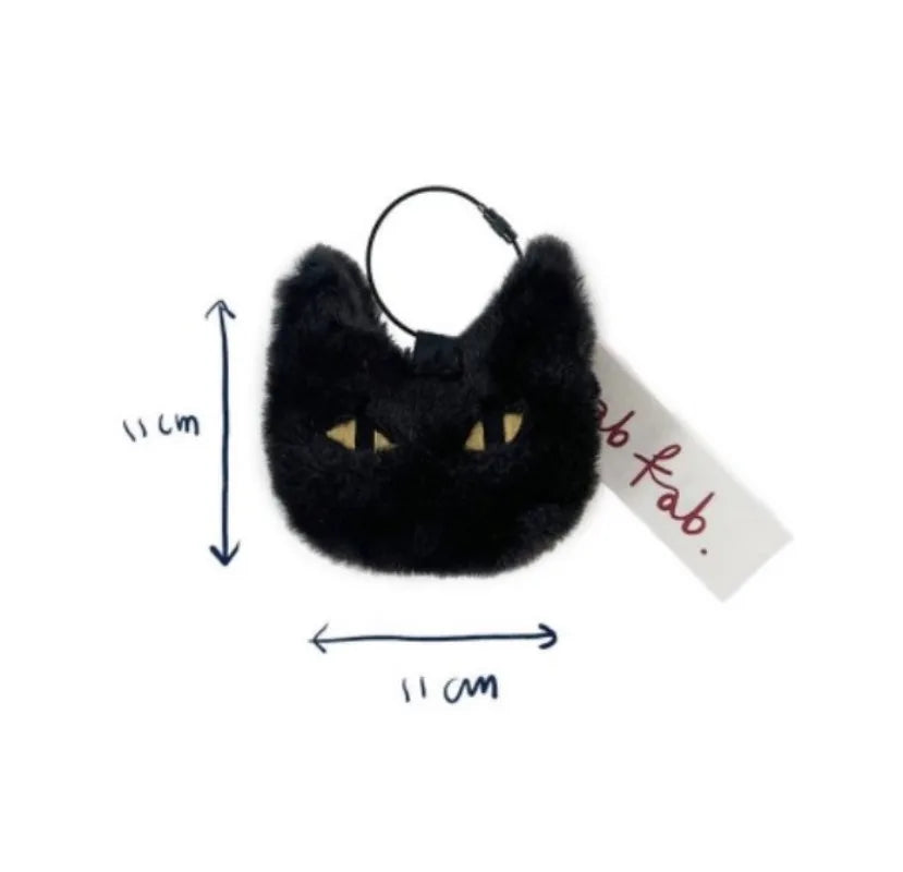 Bangtan Suga Concert Black Cat Keychain Bag Pendant