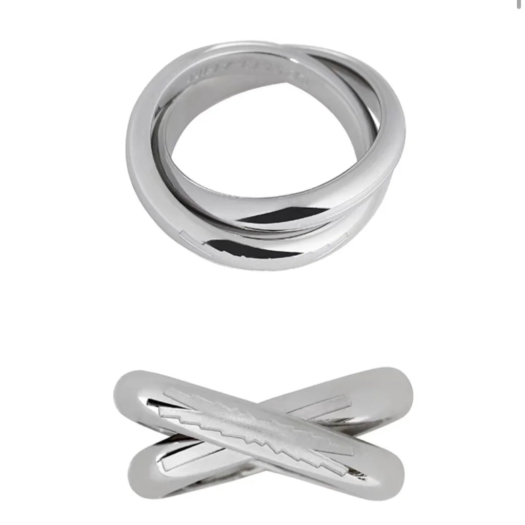 LE SSERAFIM and FEARNOT Logo Signature Crossing Ring