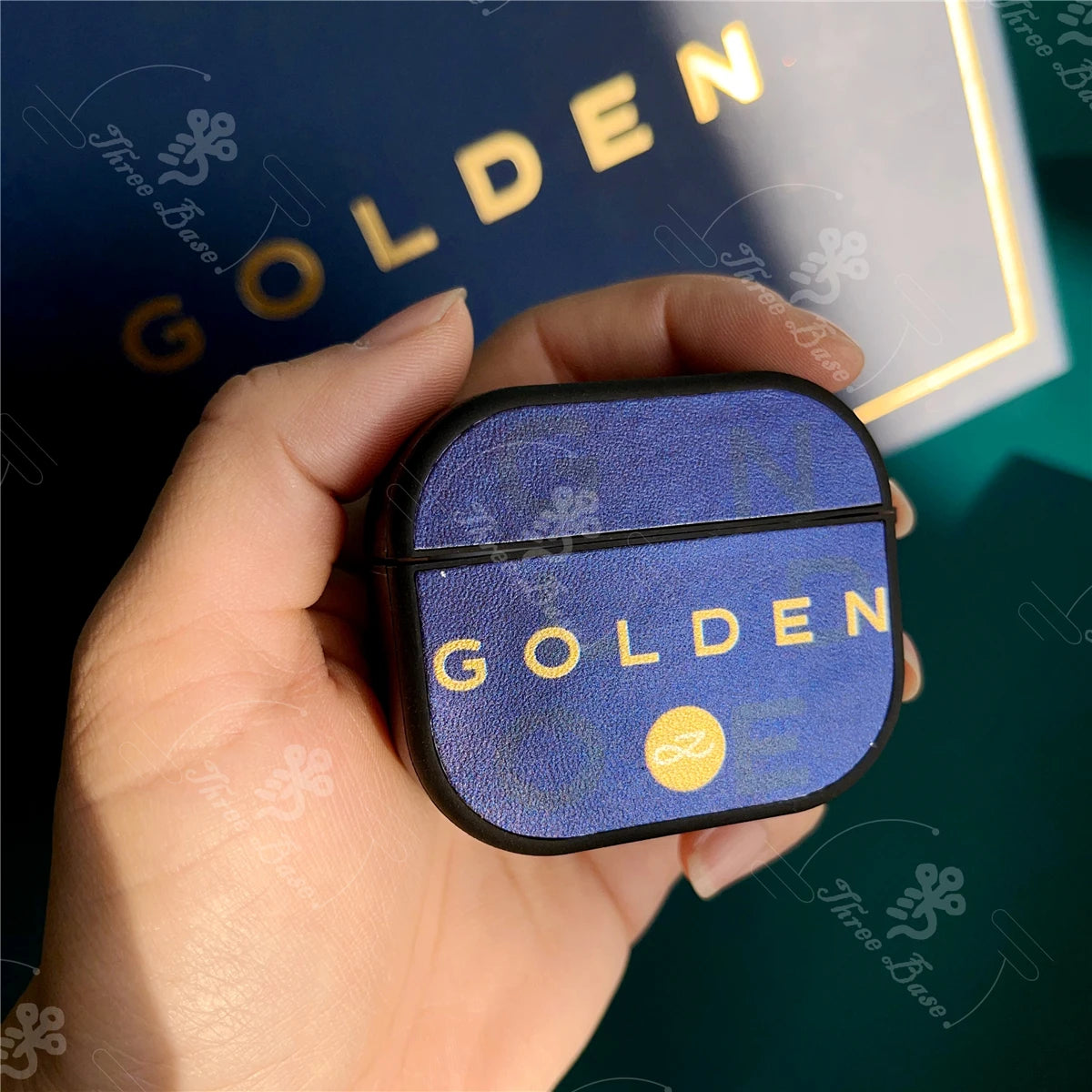 Jungkook Golden Airpods Case