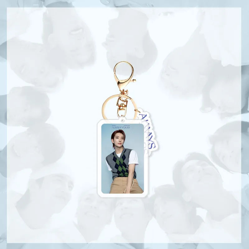 KPOP SEVENTEEN Acrylic Key Ring Holder Keychain