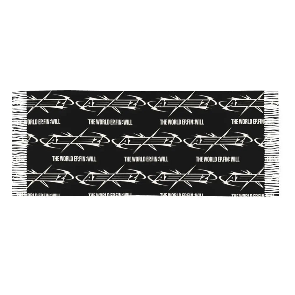 Printed Kpop ATEEZ Logo Scarf