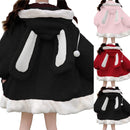 Oversized Cute Bunny Ears Hooded Sweatshirt