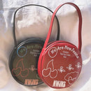 New Jeans Bunnies Leather Hand Bag
