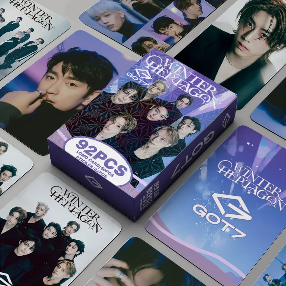 GOT7 New Album WINTERHEPTAGON Lomo Cards