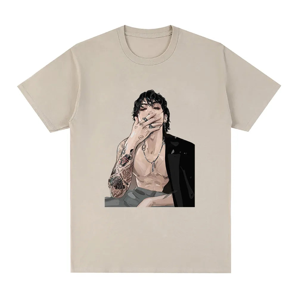 Jungkook Seven Cartoon Aesthetic Shirt