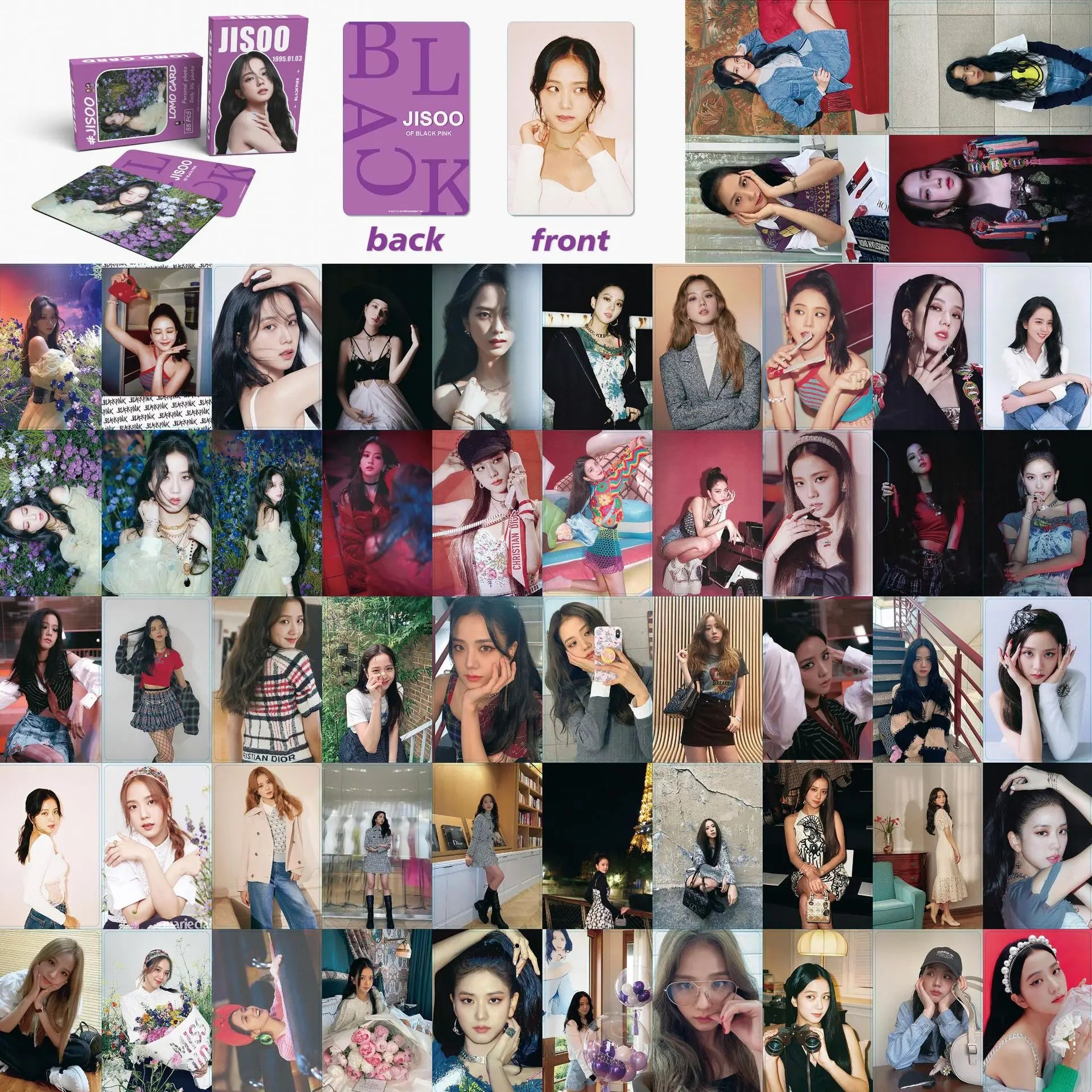 AMORTAGE Blackpink JISOO Lomo Cards Photocards