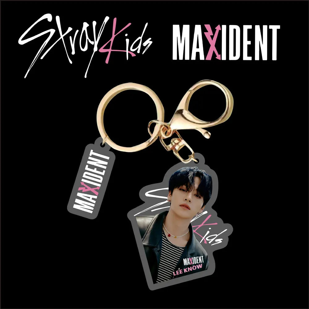Stray Kids Maxident Album Key Ring Holder Merch